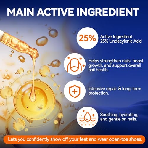 Toenail Fungus Treatment Pen | 25% Undecylenic Acid & Tea Tree Oil