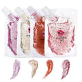 DIY Lip Gloss Base Kit - 4 Glitter Colors, 20ml Each