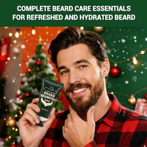 Advent Calendar 2025 BODY & EARTH, Mens Advent Skincare Calendar for Adults Christmas Gifts 24 Days of Beauty Countdown Calendar 2025 for Mens, 24PCS Beard Care Grooming Gifts Set for Husband Dads