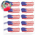 American Flag Eye Stickers, 25 Pairs Sports Under Eye Strips
