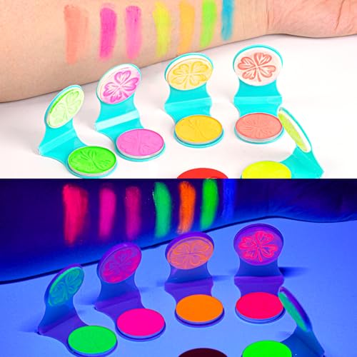 Temporary Hair Chalk 6 Colors - Washable UV Neon Hair Dye