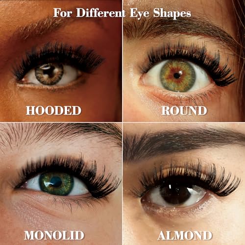 Wispy Volume Strip Lashes 18mm Cat Eye Faux Mink 5 Pairs
