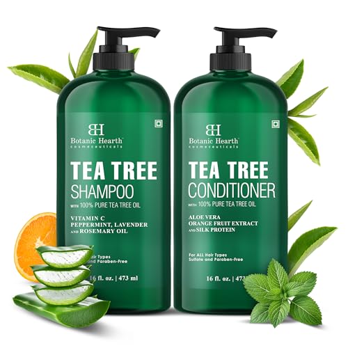 Tea Tree Shampoo and Conditioner Set - 16 fl oz Duo