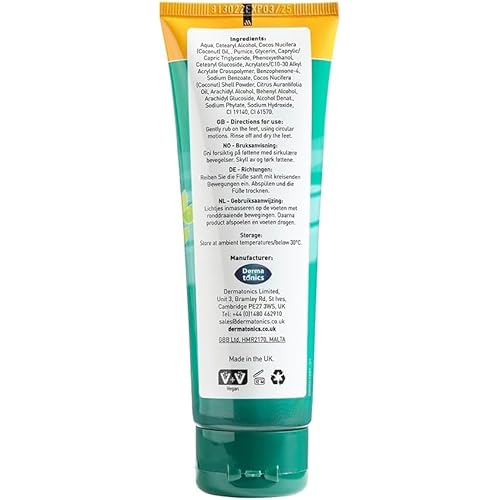 Dermatonics Sensory Foot Scrub 125ml & Foot Soak 350g | Exfoliates, Softens & Improves Skin