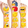 96 PCS Cheese Temporary Tattoos for Kids | Pre-Cut Party Favors