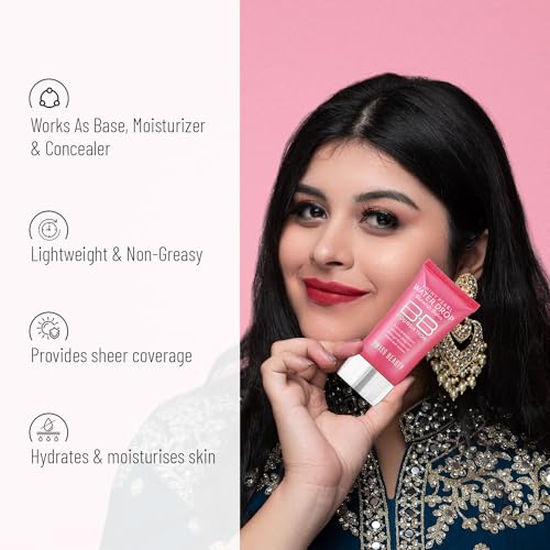 Swiss Beauty Matte Shiny Pearl Water Drop Blemish Long Lasting Balm BB Lightweight, Liquid Foundation, Face Makeup, Shade-03, 40ml