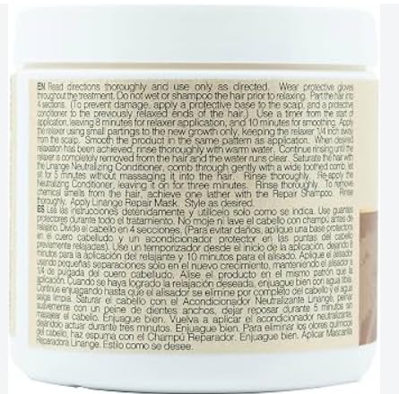 Linang'e Shea Butter Texturizer 4LB with Comb for Natural Hair Care