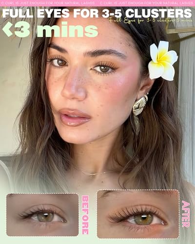 Aurora Wispy Lash Clusters C Curl 8-16MM BASF Extensions