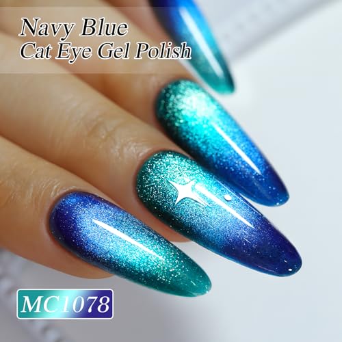 Double Rhythm Cat Eye Gel Polish 15ml with Magnetic Tool