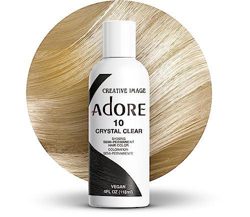Adore Semi Permanent Hair Dye 010 Crystal Clear 4oz