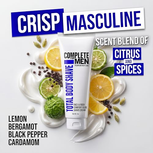 Sensitive Skin Shaving Cream, Face and Body Shaving Cream, Comfy Body Glide, Irritation Free Shave, Protect from Razor Burn, Everyday Shave Cream for Men