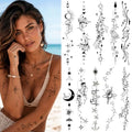Ocean Temporary Tattoos for Women - 45 Designs, Waterproof