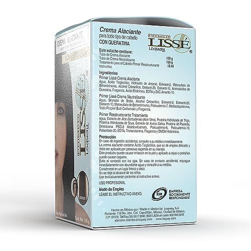 Loquay Keratin Relaxing Cream 5.3oz - Hair Smoothing