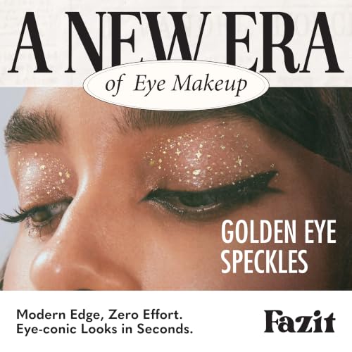 Fazit Golden Eye Speckle Patches - Glitter Makeup Stickers for Women