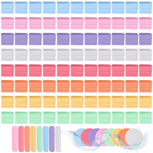 1080 Pcs Compressed Facial Sponges for Makeup Removal & Exfoliating | Premium Face Cleansing Sponge Pads for Women & Girls Soft Wash Round Sponge Spa & Daily Use£¬8 Colors