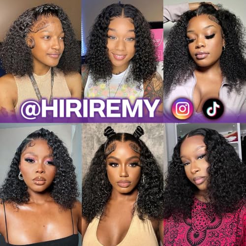 Deep Wave BOB Wig Human Hair 13x4 HD Lace Front Glueless