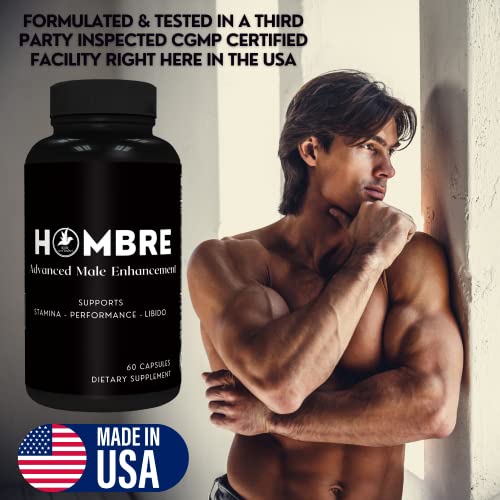 KUR Hombre Male Enhancement Pills - Boost Size, Strength & Stamina