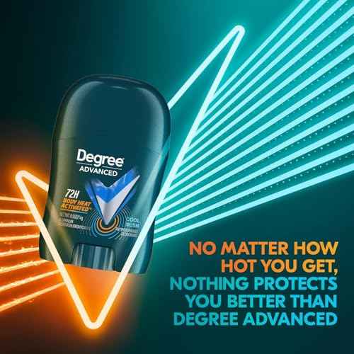 Degree Men¡¯s Travel Deodorant 3-Pack ? 72H Body Heat Activated Mini Antiperspirant Stick, 0.5 Oz Ea