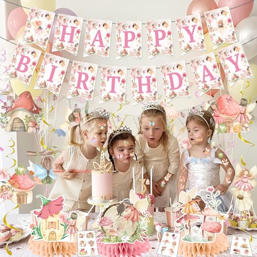 144 PCS Fairy Temporary Tattoos Stickers - Woodland Party Favors