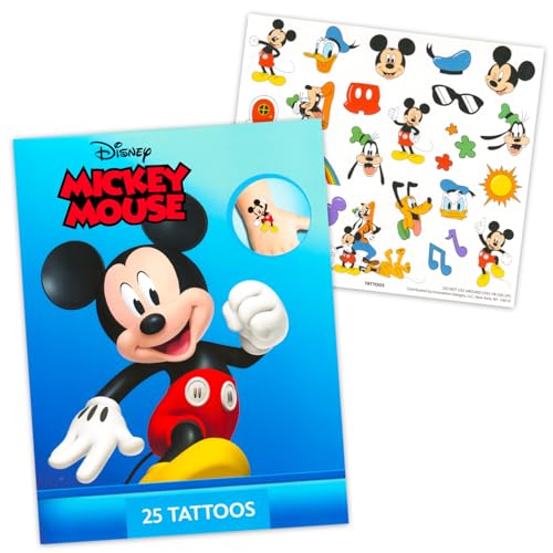 Disney Temporary Tattoos Party Favors Mega Assortment (8 Packs, 200 Count)