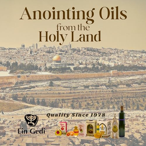 EIN GEDI Pomegranate Anointing Oil, Made in Holy Land (250ml - 8.5 Oz) Anointing Oil for Prayers and Blessings Scented with Oils of The Bible. (250, Pomegranate)