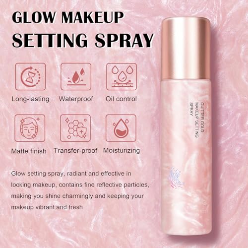 IONSGAKO Glow Setting Spray | Shimmer Hydrating Makeup Finish