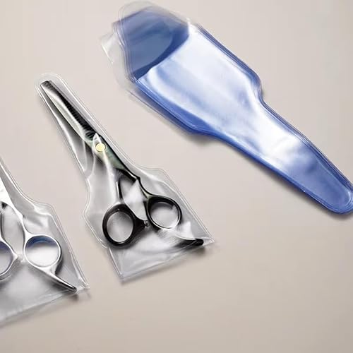 10 Pack Hair Cutting Scissors Pouch Disposable Hair Scissors Cove Sleeve Protector for 6.5 Inch Hairdressing Razor Shears 7'' Barber Shears Hair Thinning Scissor Teeth Shears Hairdressing Salon