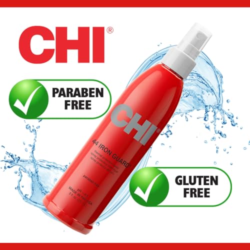 CHI 44 Iron Guard Heat Protection Spray - 8 Fl Oz for Frizz Control