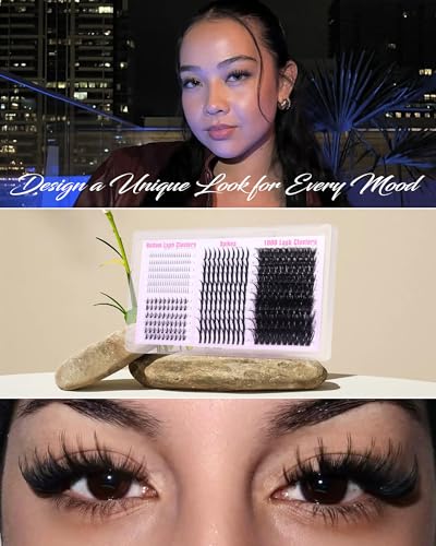 Wispy Lash Clusters 100D Mink Eyelash Extensions - 380PCS DIY