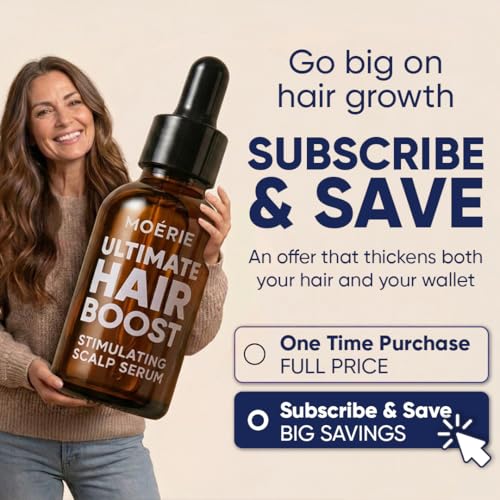 Moerie Hair Growth Serum - Natural Regrowth & Thickening, 50ml