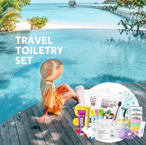 41-Piece Travel Toiletry Set with TSA Bag