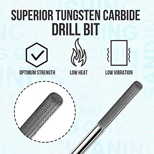 Makartt 3XF Carbide Cuticle Drill Bit - Ultra Fine Nail