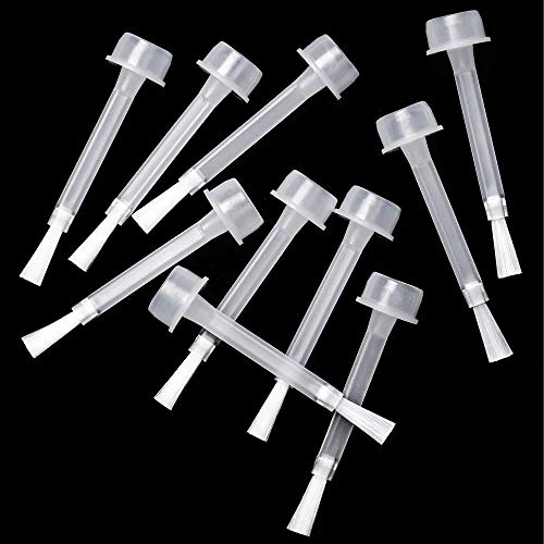 AZUREBEAUTY4+4 Dip Powder Liquid Set 15ml & Dip Powder Replacement Liquid Brush 10pcs£¬Nail File Dipping Powder Essential Tools for Dip Powder Nail Kit No Nail Lamp Needed
