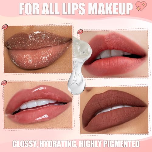 Jcoos Lip Gloss Base 2PCS (200ml) - DIY Lip Gloss Making Kit