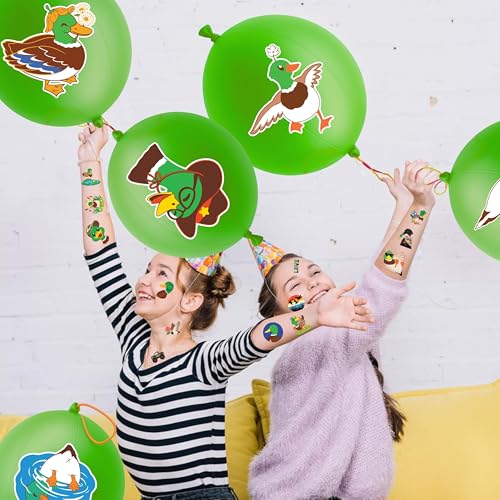 Duck Party Favors Pack - 48 Tattoos & 24 Balloons