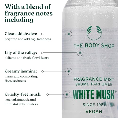 The Body Shop Musk Body Mist - Refreshing Body Spray, 100ml