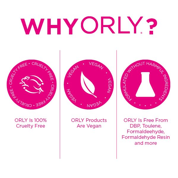 Orly Breathable Nail Color Clear Coat 0.6 FL OZ