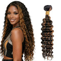 Deep Wave 10 Inch Brazilian Virgin Hair Bundle P1B/30 Highlights