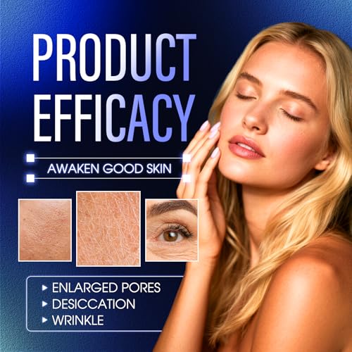 Freeze Dried Collagen for Face, Anti-Wrinkle Freeze Dried Nano Silk Collagen, Stem Cell Serum, Instant Face and Eye Lift (1set)