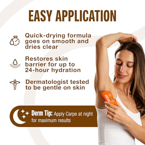 Carpe Underarm Antiperspirant 100 Hour Sweat Control - Coconut Vanilla, 2 Pack