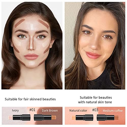 4-Color Contour & Highlight Stick Makeup Set