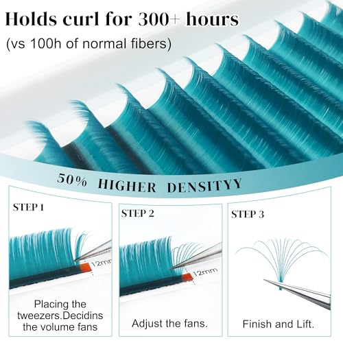 CoMango Colored Lash Extensions C Curl 8-14mm Mixed Tray