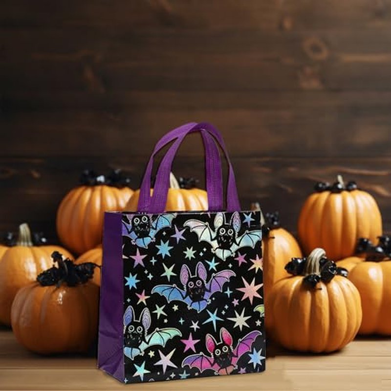12Pcs Halloween Trick-or-Treat Bags with Handles