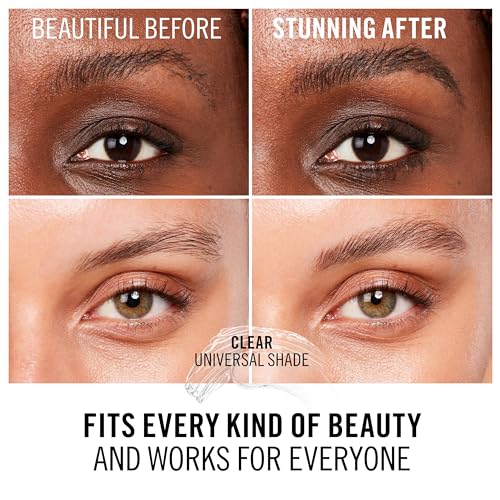 Rimmel London Kind & Free, Clear, Brow Wax, Easy to Apply, Long-Lasting Hold, No Flaking, No Residue, Lifted Brows, 0.28oz