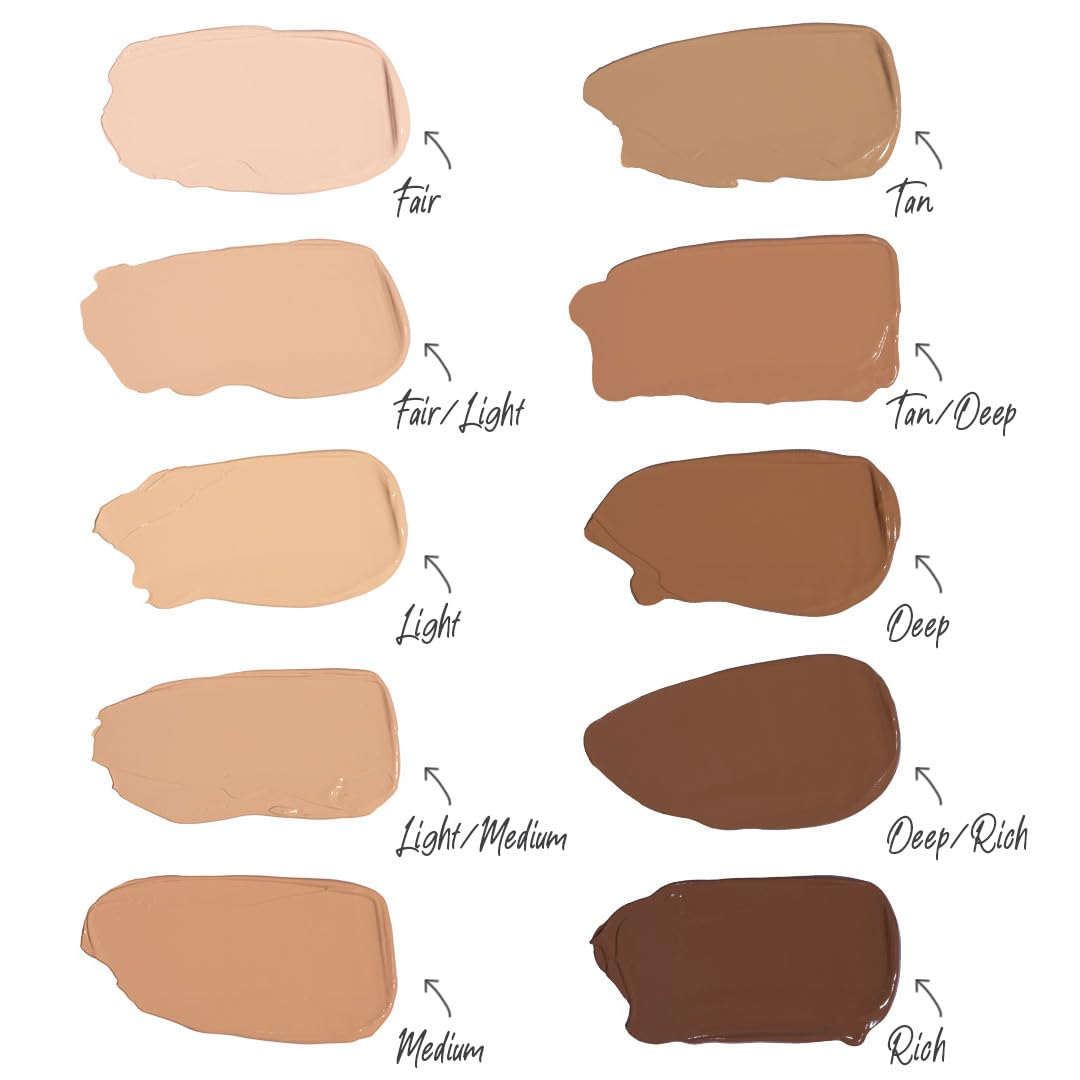 T.C.E This Covers Everything Super Coverage Concealer With Peptides (Light, 0.33 oz)