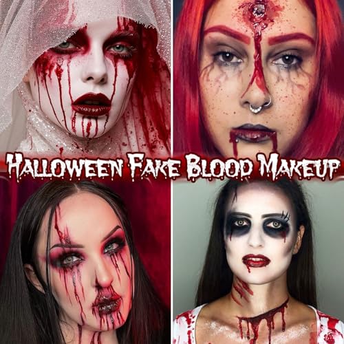 Fake Blood Spray for Halloween – 2fl oz Washable Makeup