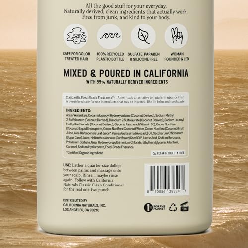California Naturals Coconut Shampoo, Sulfate Free, 16.5 fl oz