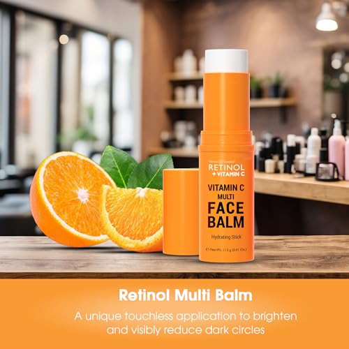 LIVAURA Retinol + Vitamin C Face Balm ? Powerful Anti-Aging Moisturizer for Radiant, Youthful Skin, This Multi Balm Stick Hydrates, Reduces Fine Lines, and Boosts Glow for a Beautiful Complexion