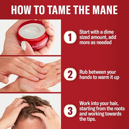 Old Spice Hair Pomade for Men, Medium Hold, Low Shine, Men's Hair Styling, 2.22 Oz Each, Twin Pack