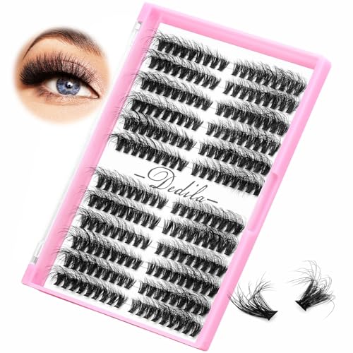60D Fluffy Lash Clusters 8-16mm Mix - 216 Piece DIY Extensions